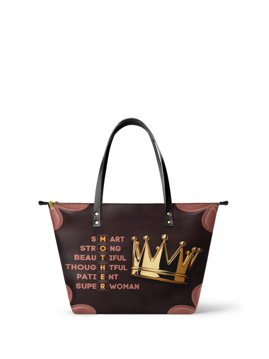 "Imarimom" Leather Tote Bag