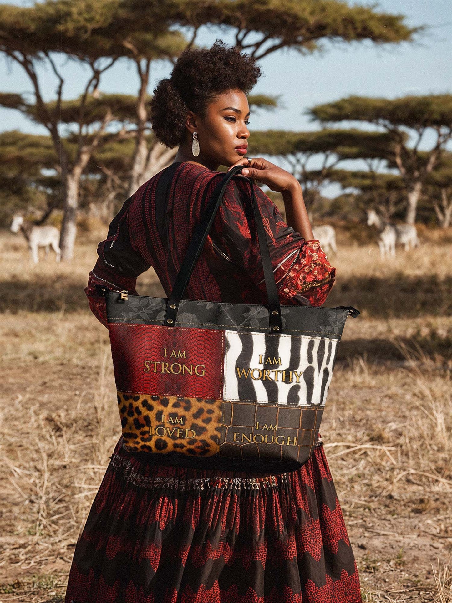 "Kadia" Leather Tote Bag