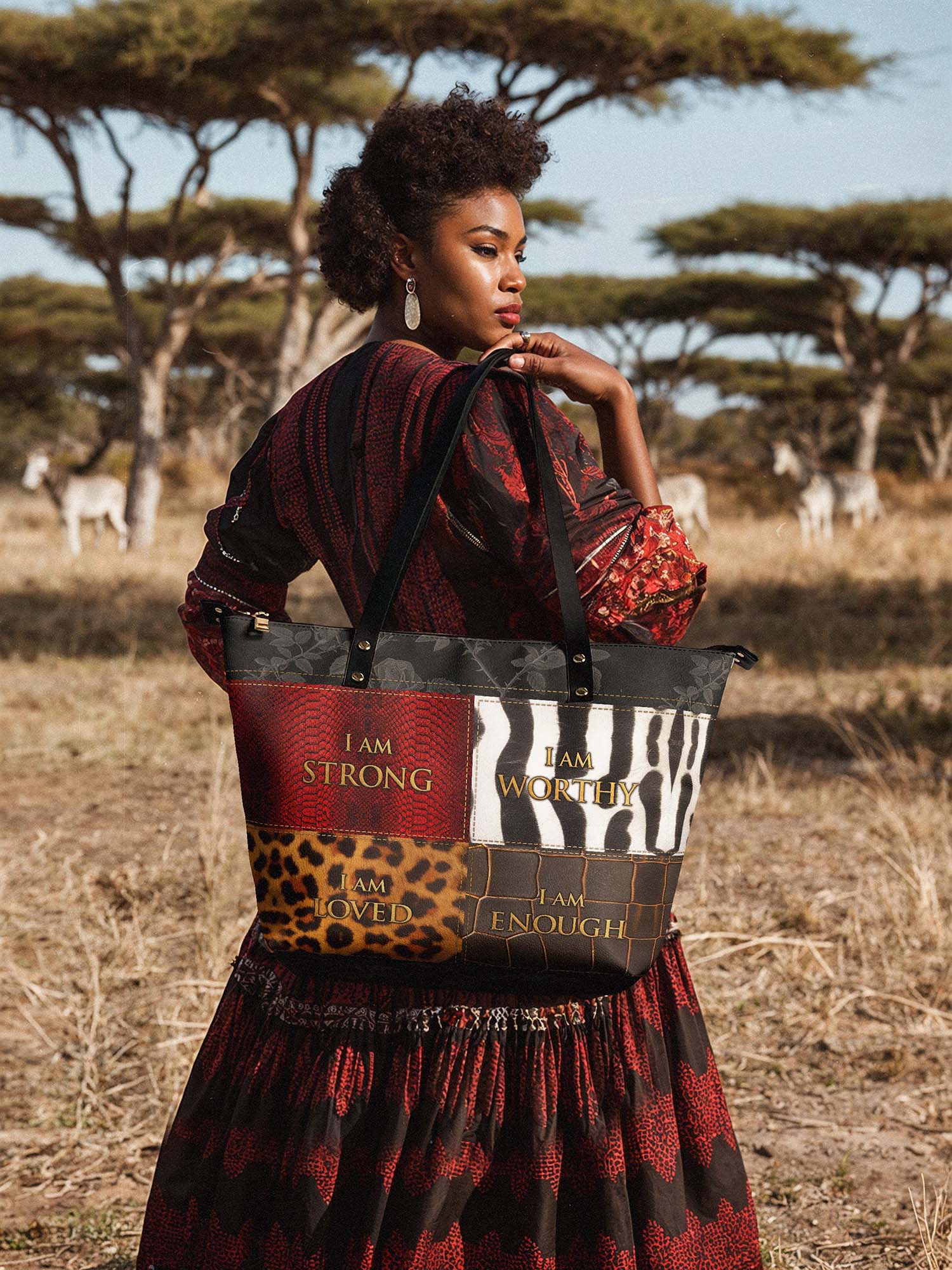 "Kadia" Leather Tote Bag