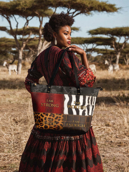 "Kadia" Leather Tote Bag