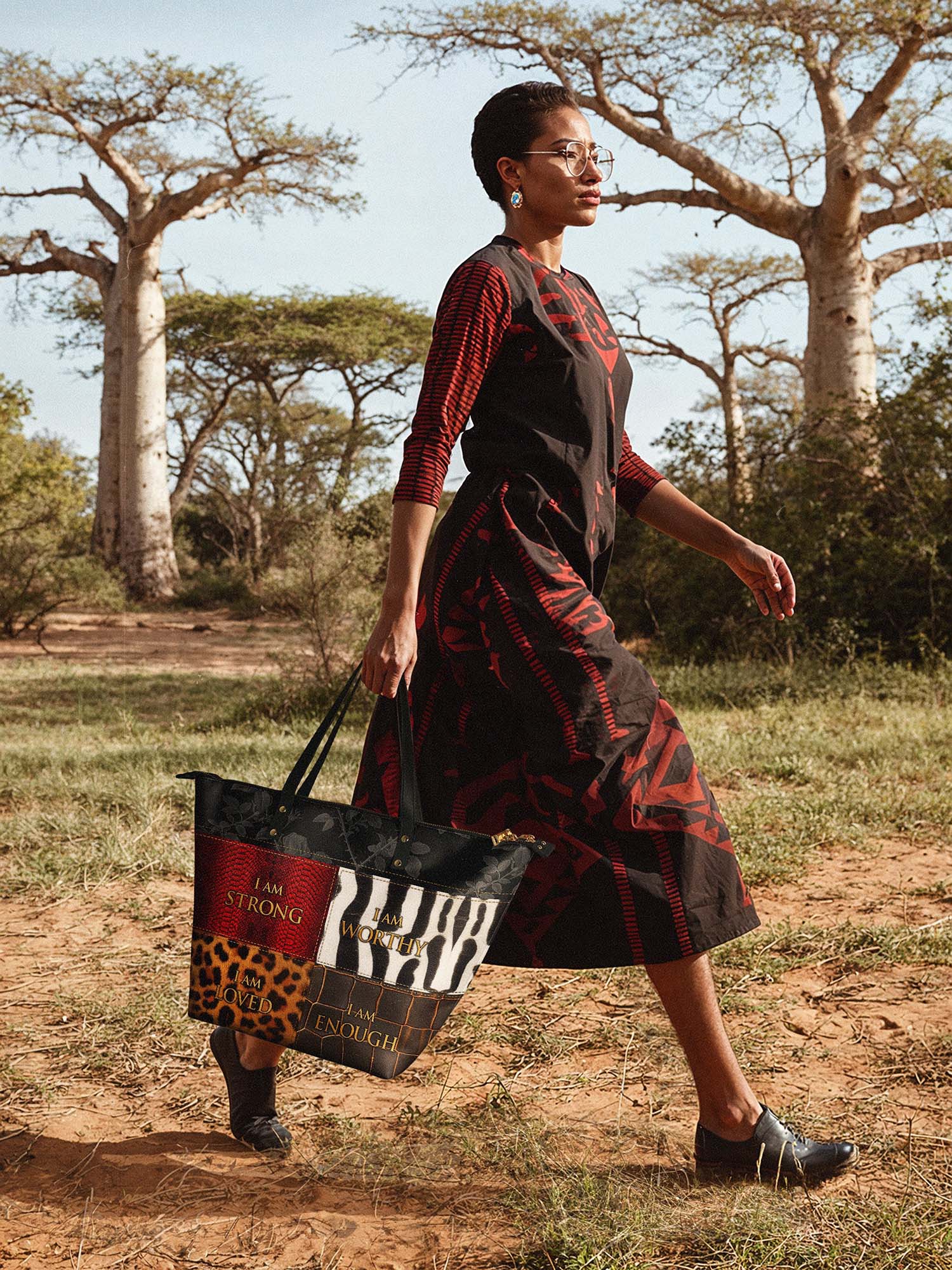 "Kadia" Leather Tote Bag