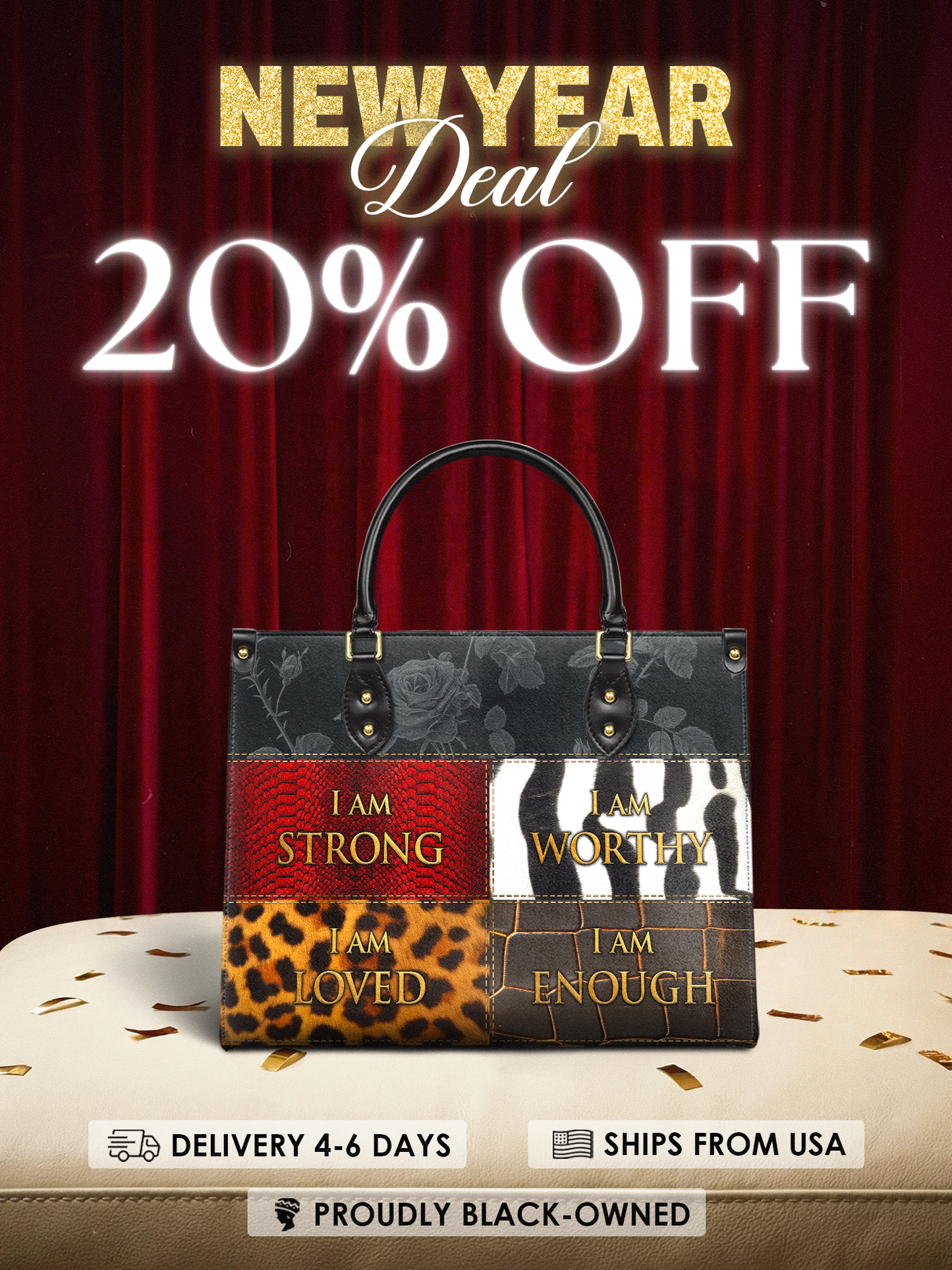 "Kadia" Leather Handbag Deal