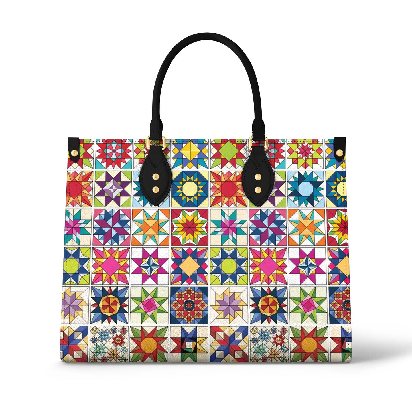  Leather Bag Traditional Quilting Blocks 2
