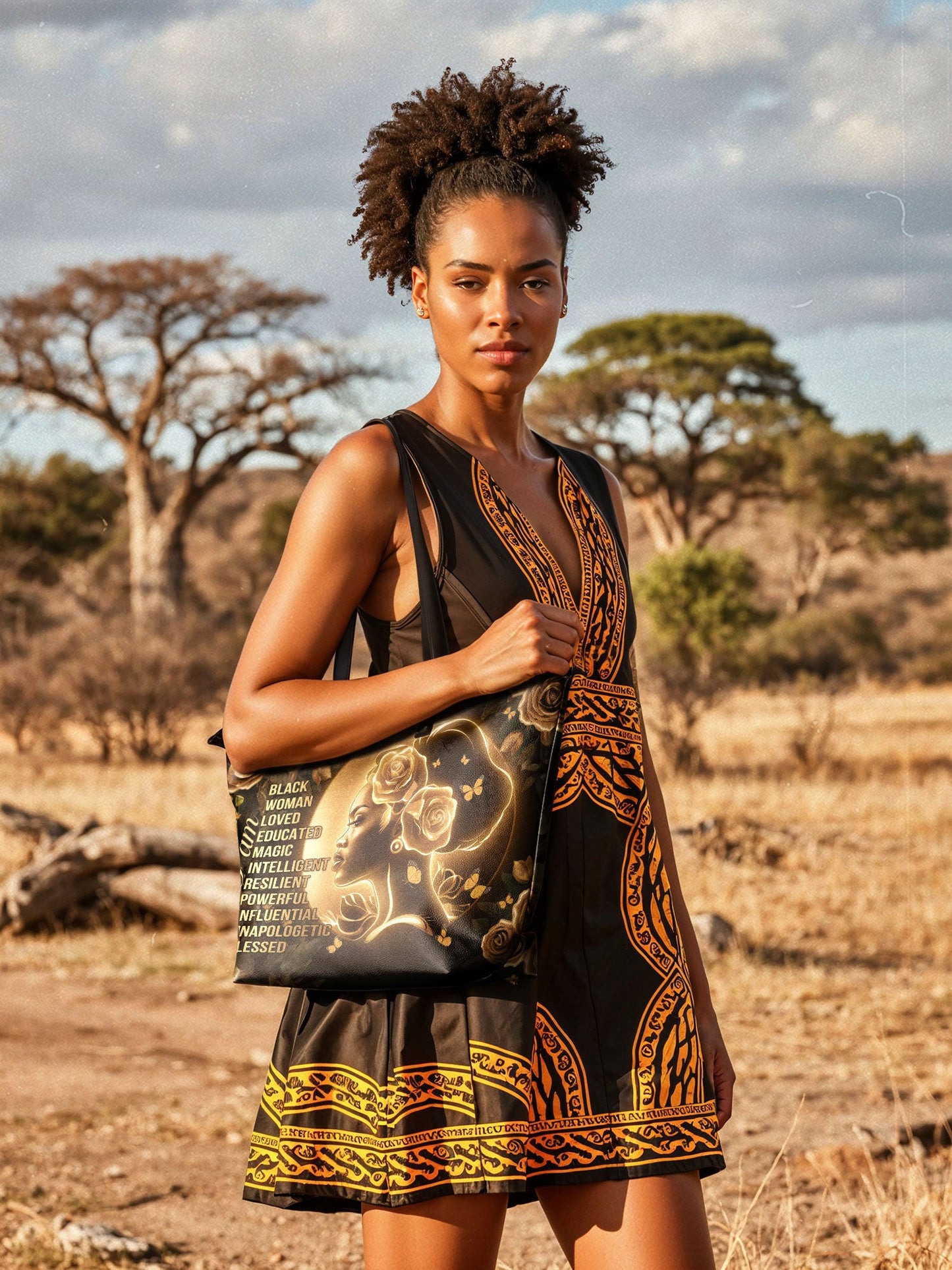 "Lumina" Leather Tote Bag