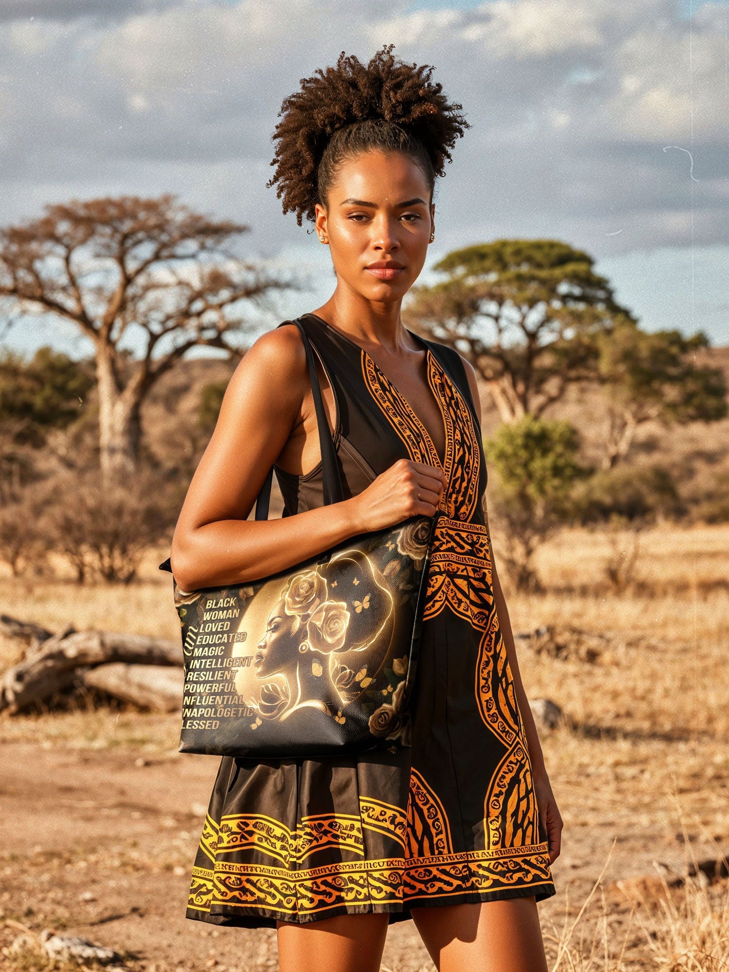 "Lumina" Leather Tote Bag