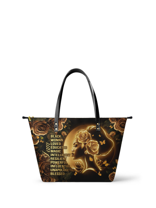 "Lumina" Leather Tote Bag