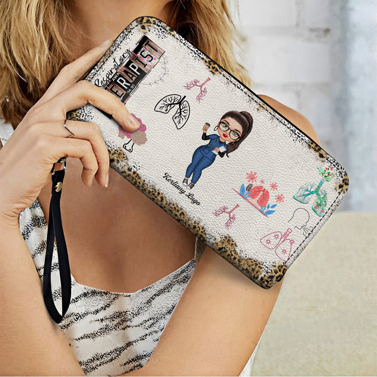  Nurse Life Scrubs Nurse Day - Personalized Wallet