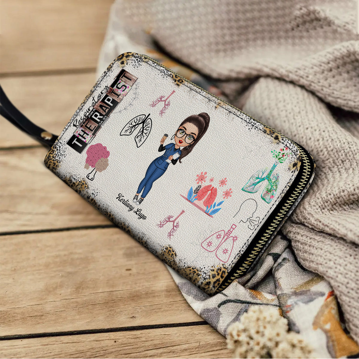  Nurse Life Scrubs Nurse Day - Personalized Wallet