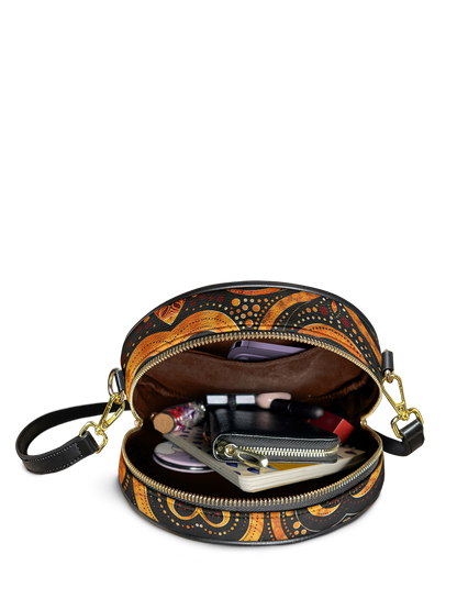 "Makeda" Circle Crossbody Bag