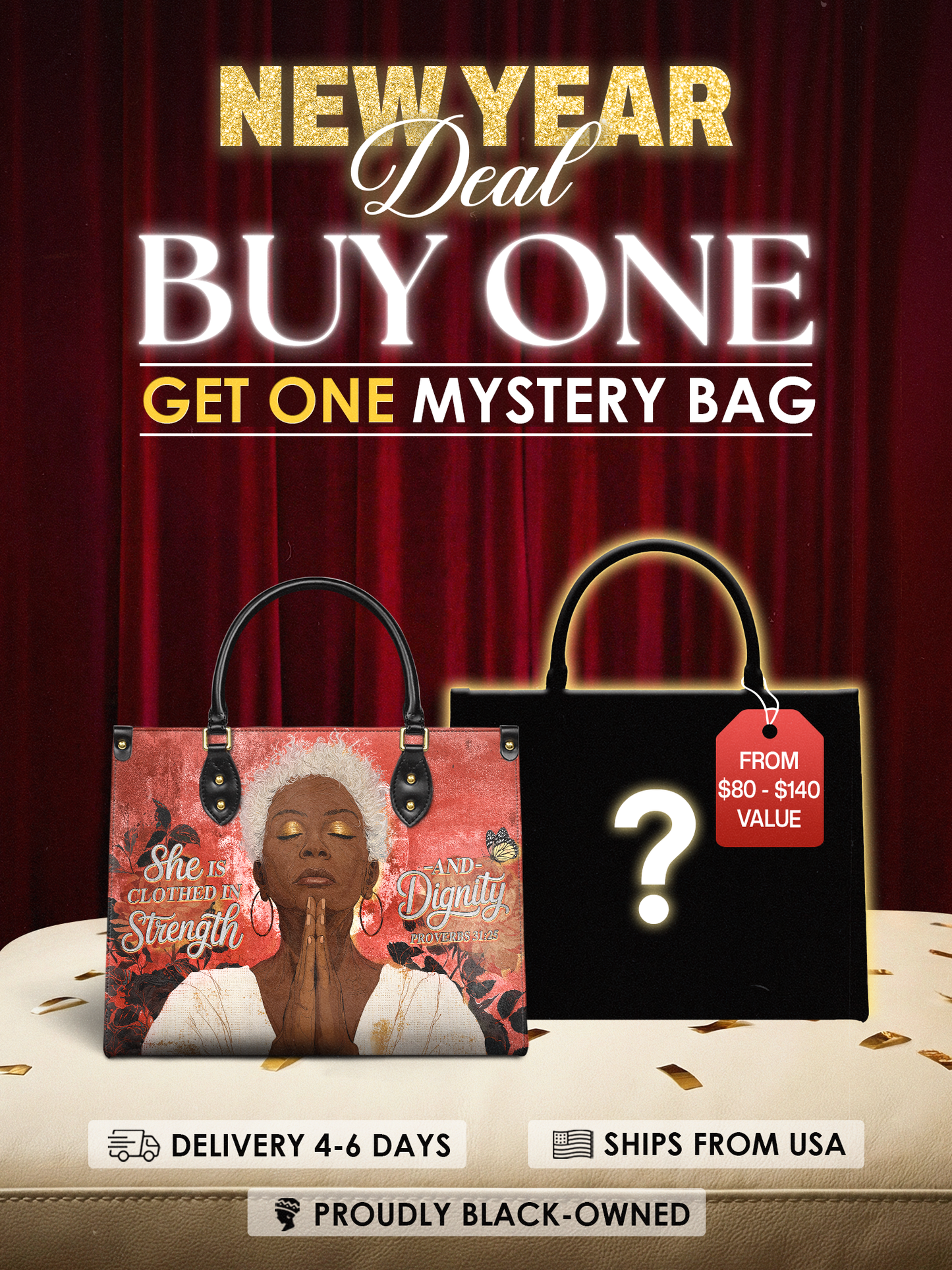 "Namisa" Leather Handbag Deal