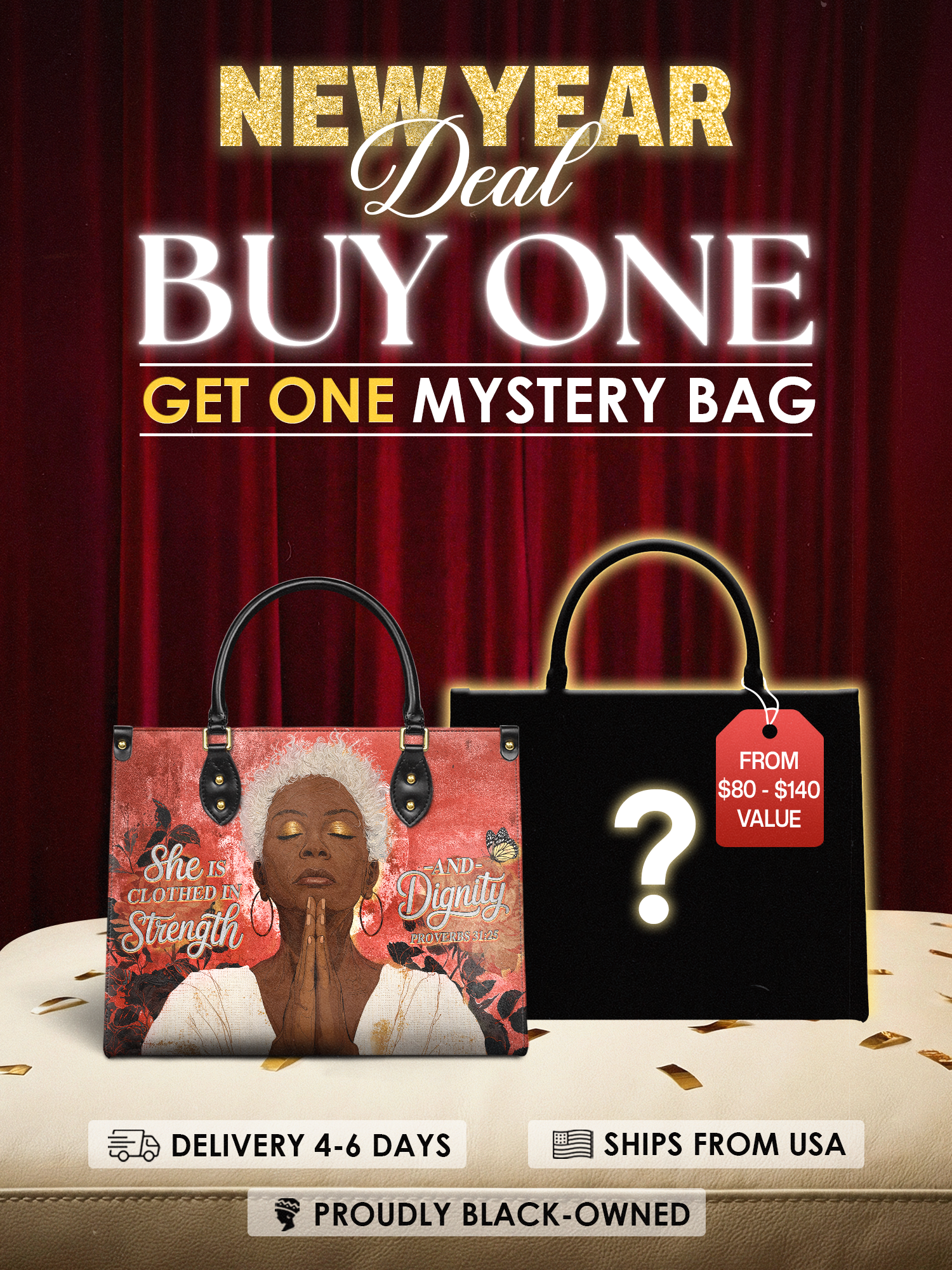 "Namisa" Leather Handbag Deal