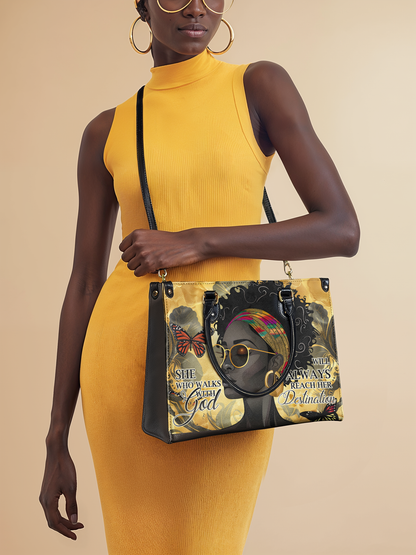 "Njia" Leather Handbag Deal