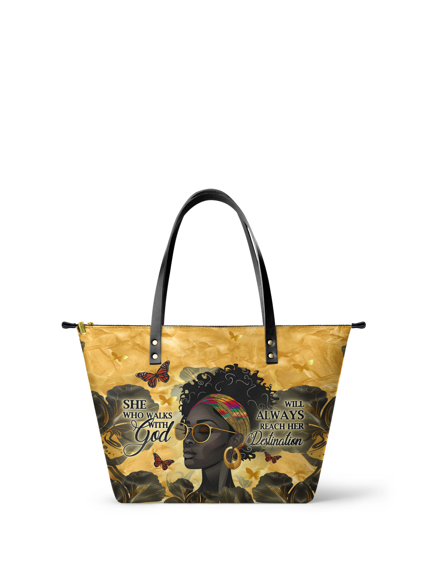 "Njia" Leather Tote Bag