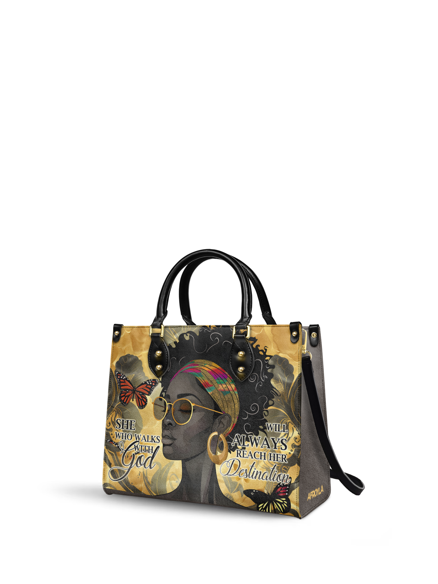 "Njia" Leather Handbag