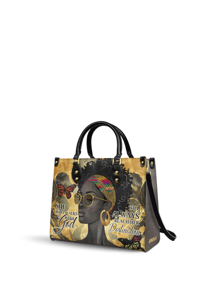 "Njia" Leather Handbag