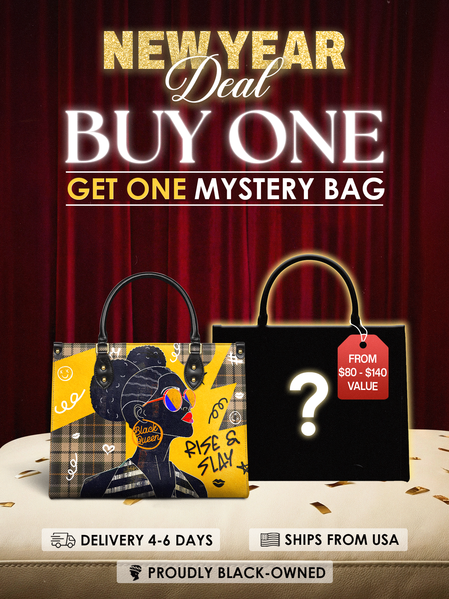 "Sanaa" Cornbread Leather Handbag Deal