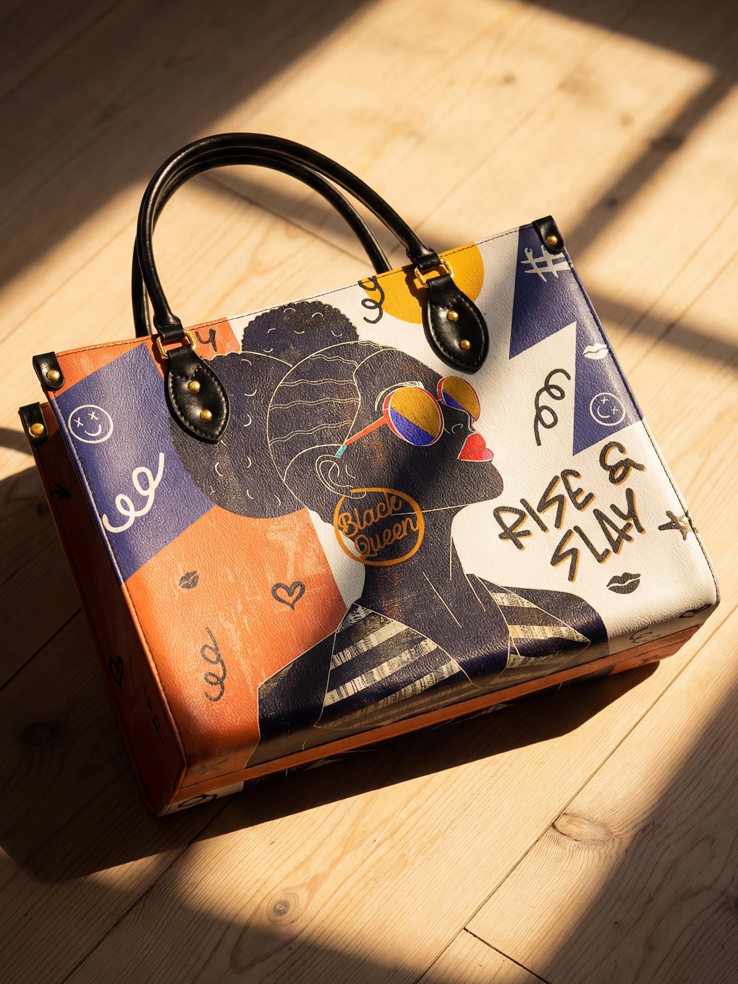 "Sanaa" Salt Pop Leather Handbag