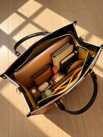 "Sanaa" Salt Pop Leather Handbag