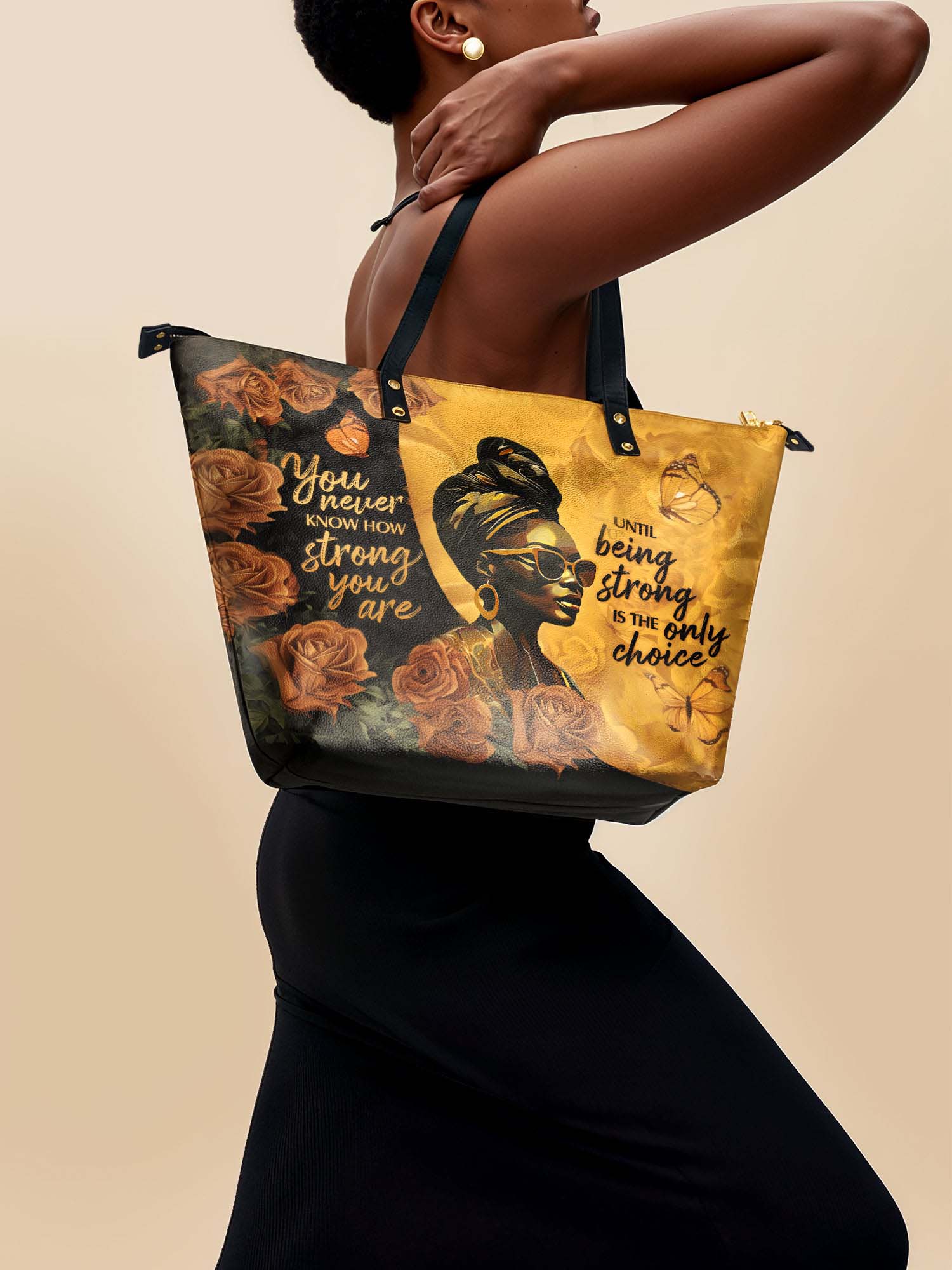 "Siyanda" Leather Tote Bag