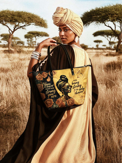 "Siyanda" Leather Tote Bag