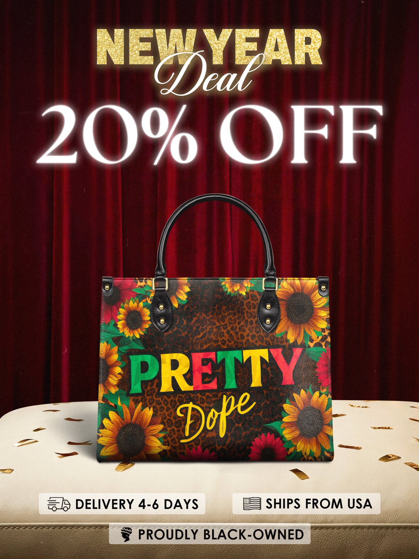 "Solya" Leather Handbag Deal