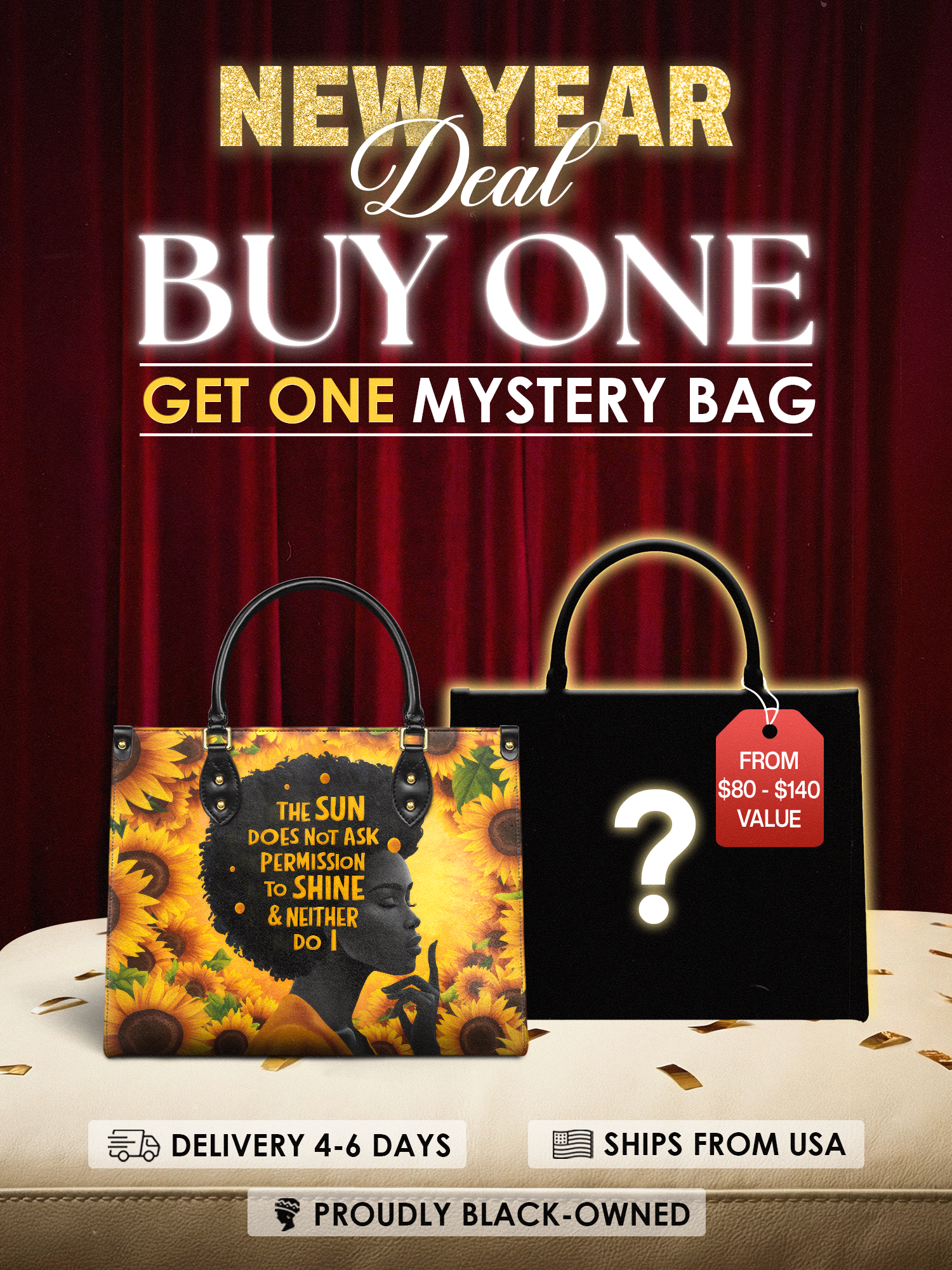 "Sunaya" Leather Handbag Deal