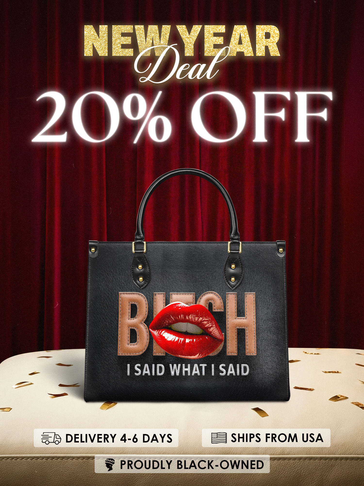 "Teyana" Leather Handbag Deal