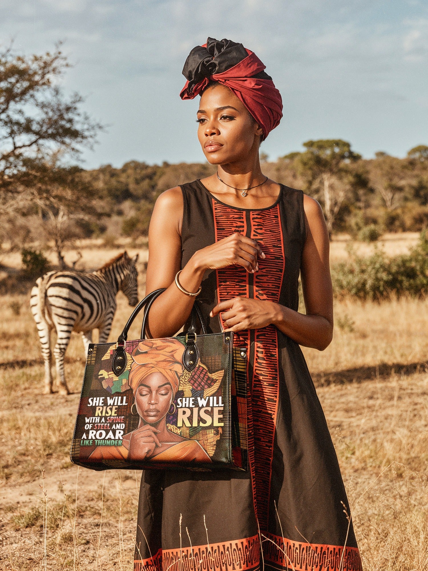 "Thundara" Leather Handbag