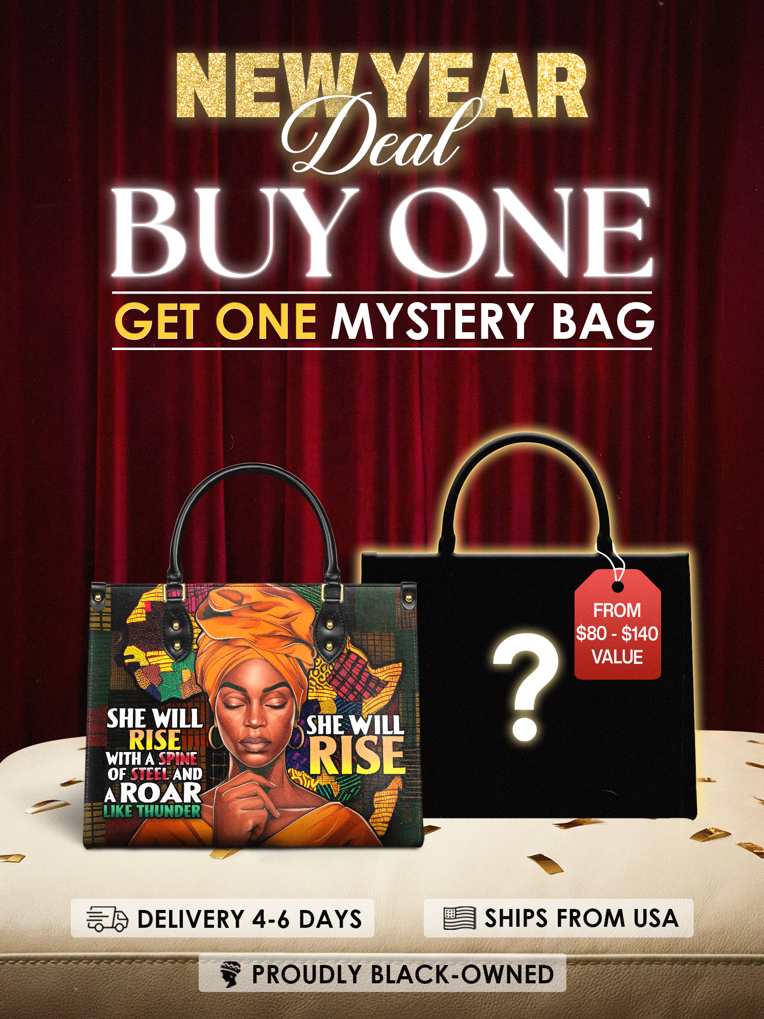 "Thundara" Leather Handbag Deal