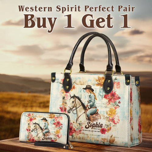  Personalized Wild Grace Leather Bag