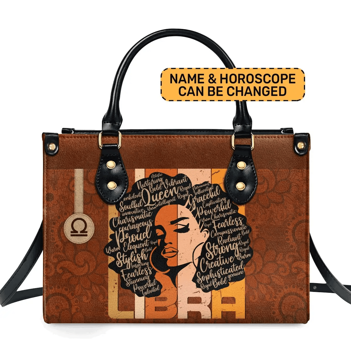  Horoscope Personalized Leather Bag