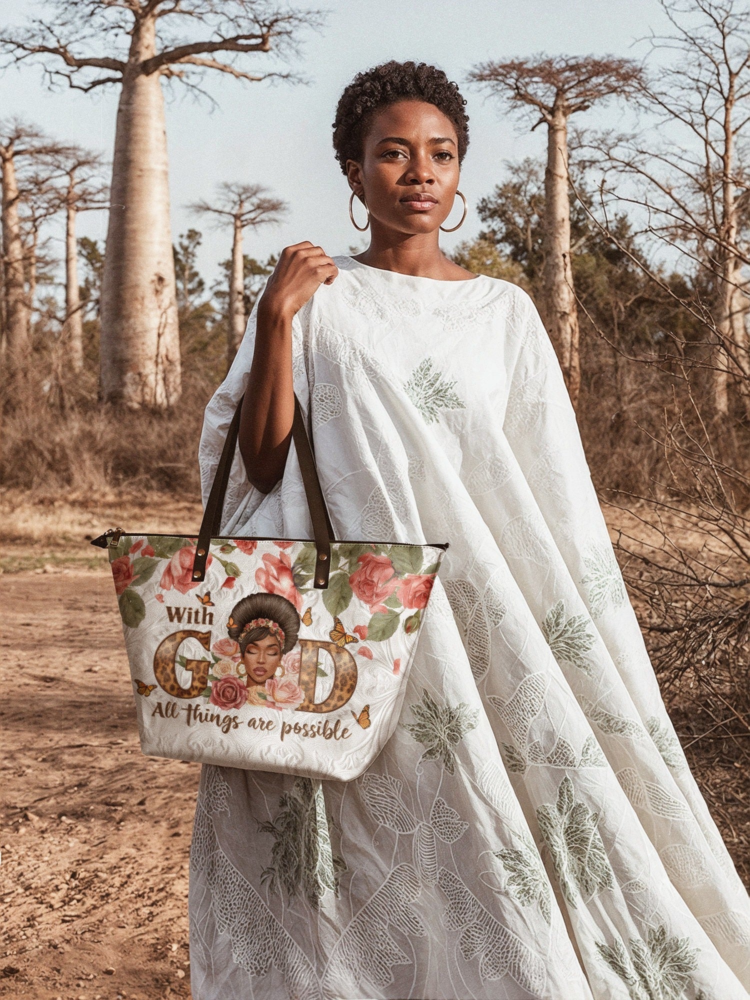 "Zanira" Leather Tote Bag