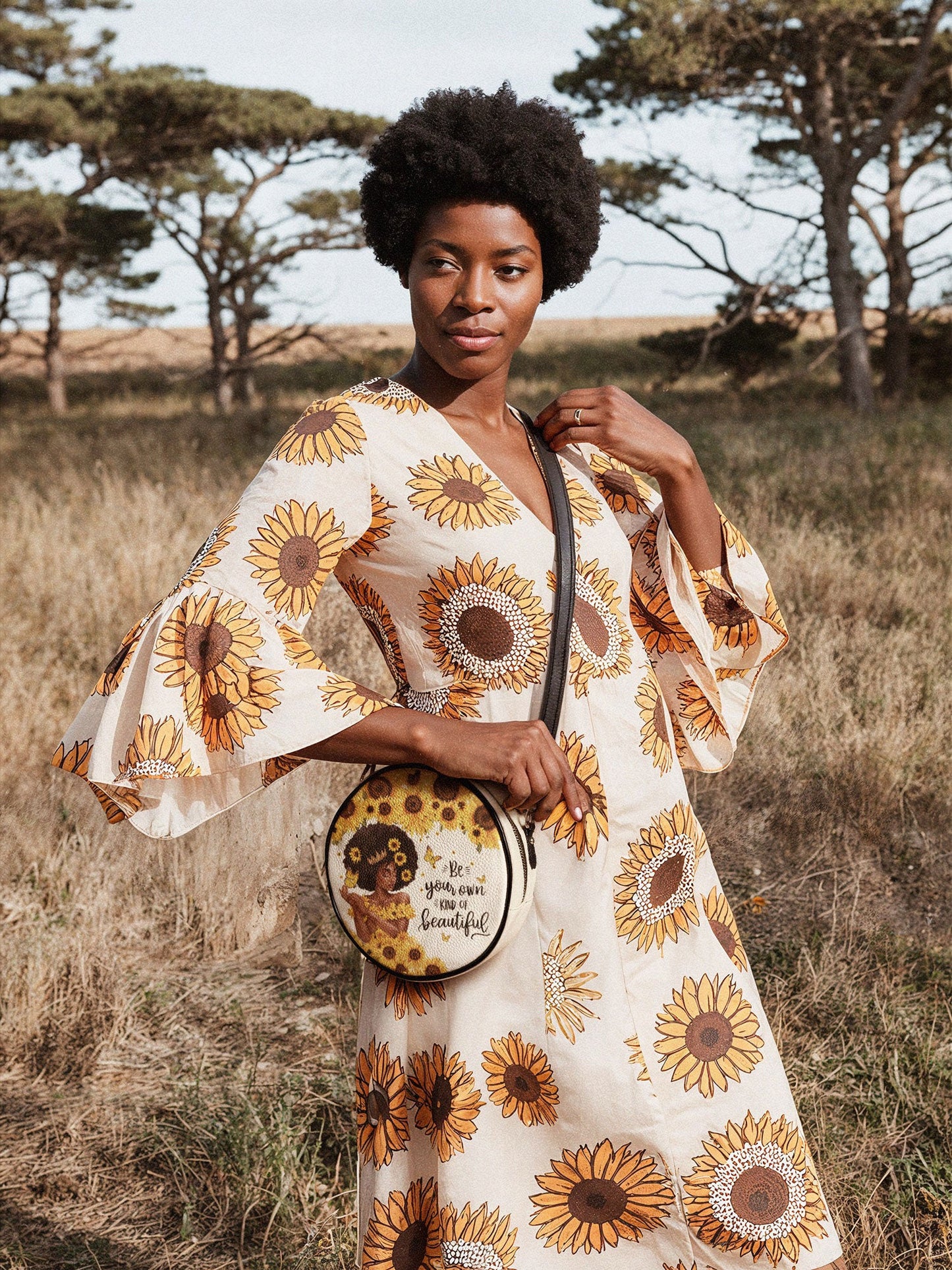 "Zuriya" Circle Crossbody Bag