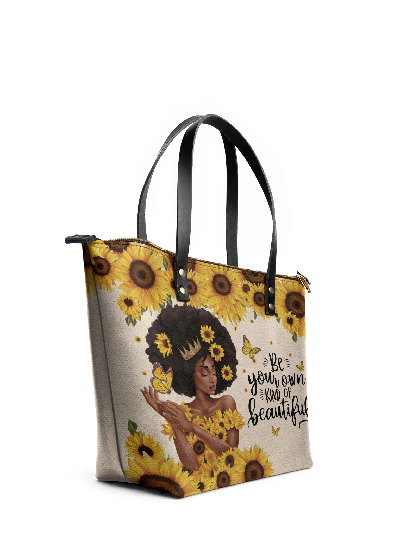 "Zuriya" Leather Tote Bag