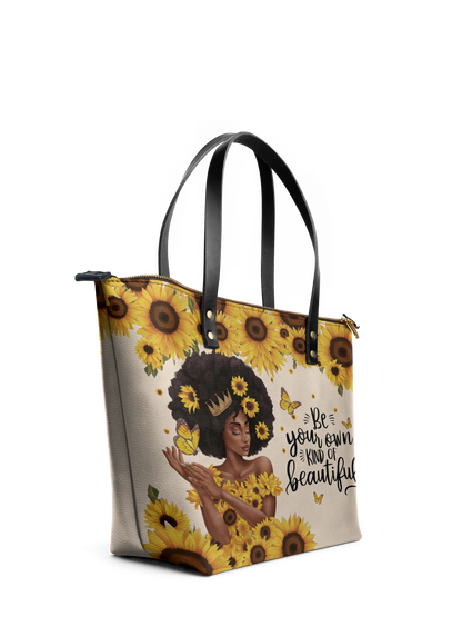 "Zuriya" Leather Tote Bag