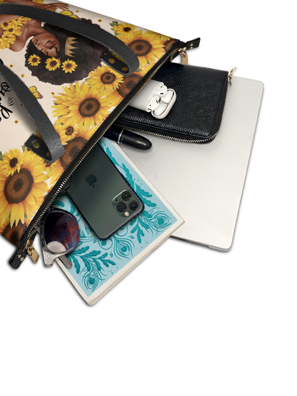 "Zuriya" Leather Tote Bag