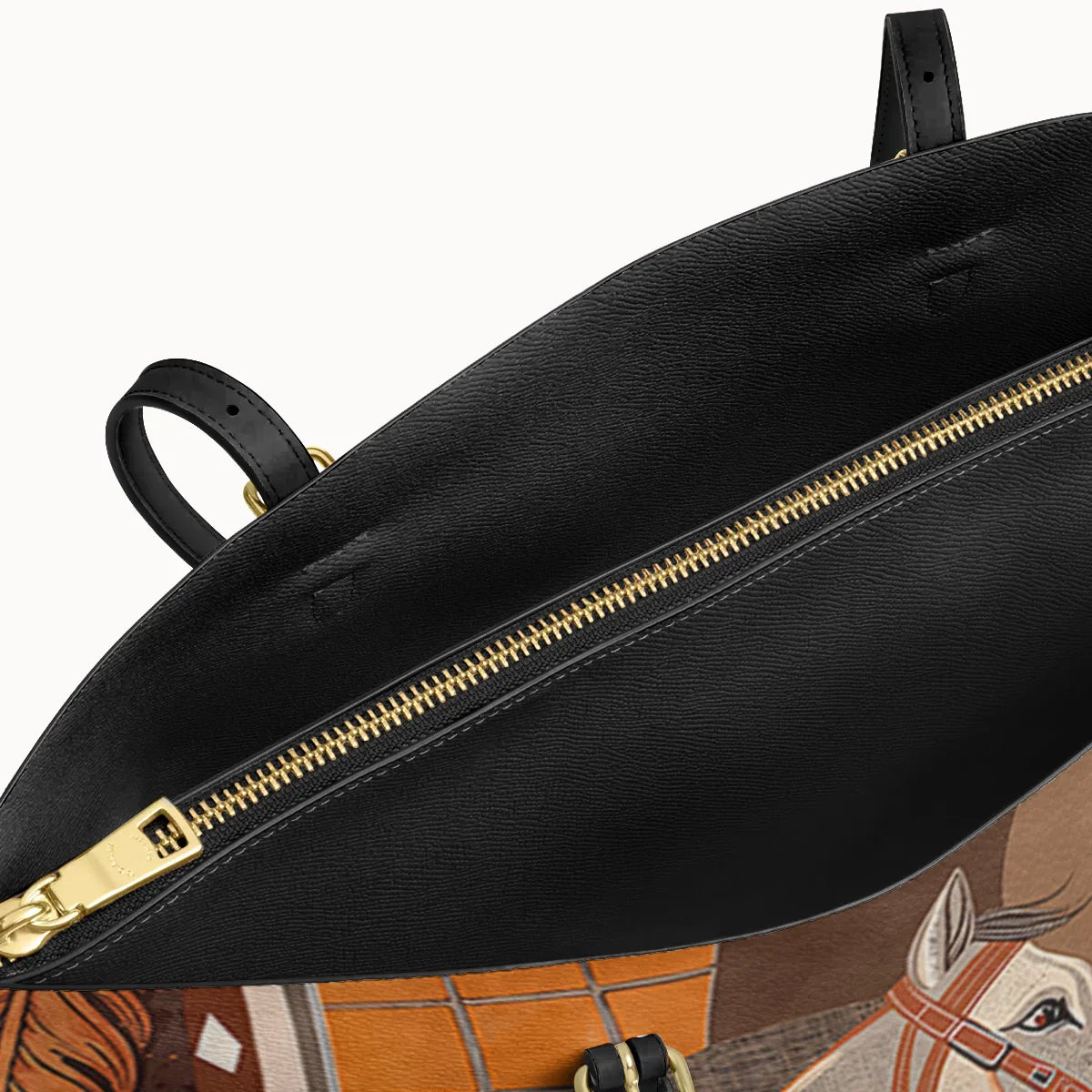  Bridle & Burnt Clay Leather Tote Bag