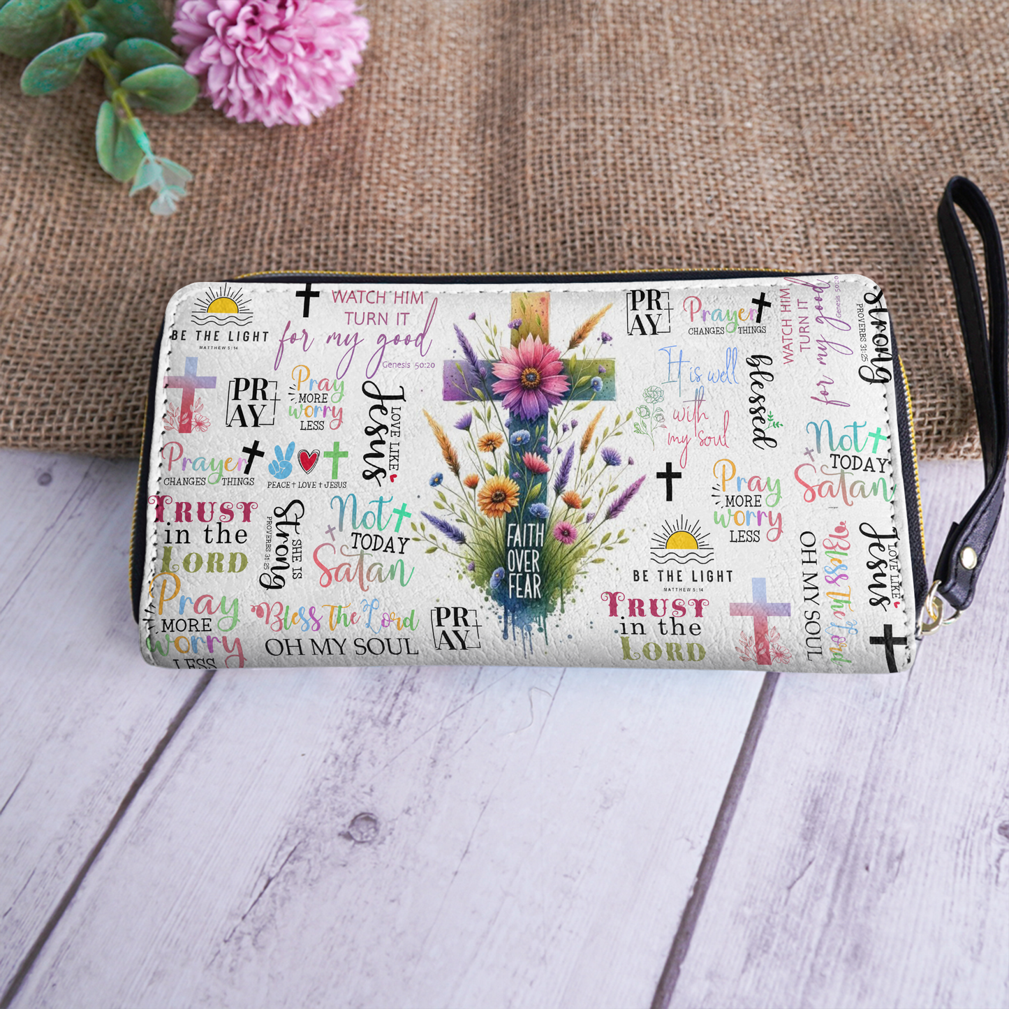  Leather Clutch Purse With Wristlet Strap Handle Holy Chic