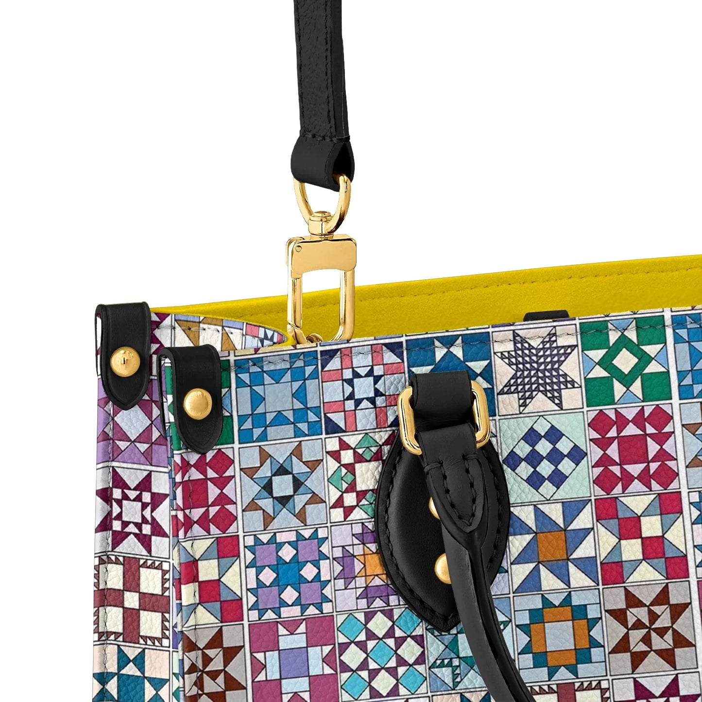  Leather Bag Traditional Quilting Blocks