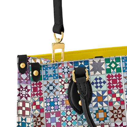  Leather Bag Traditional Quilting Blocks