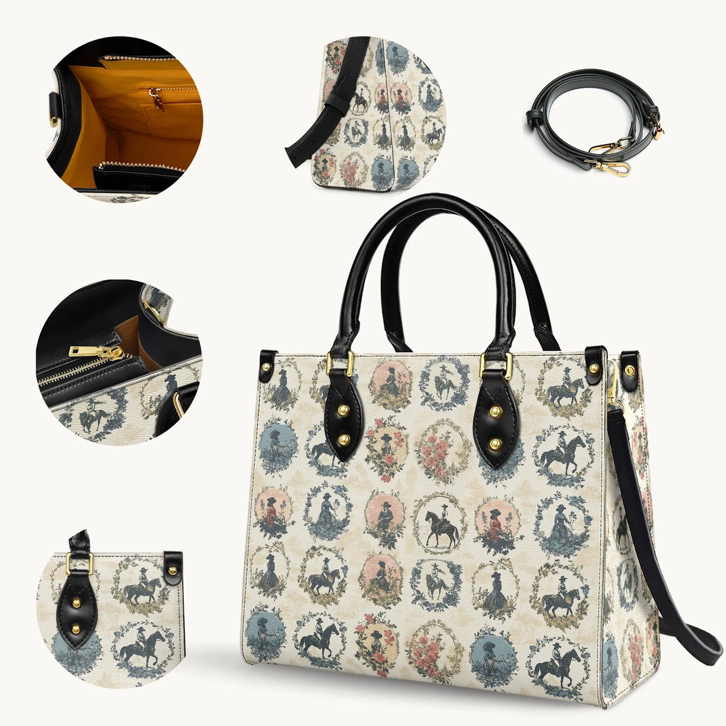  Echoes of Courtship Leather Bag