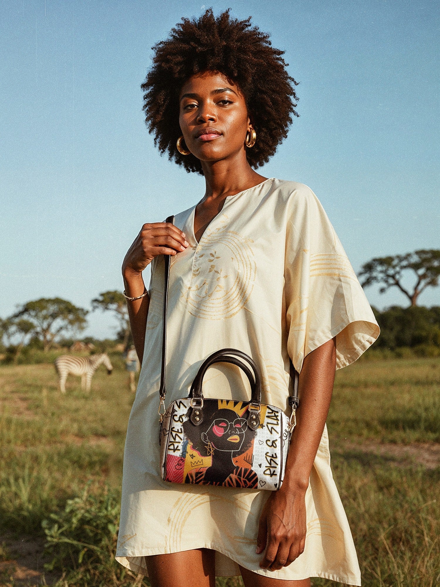 "Aina" Coconut White Mini Satchel