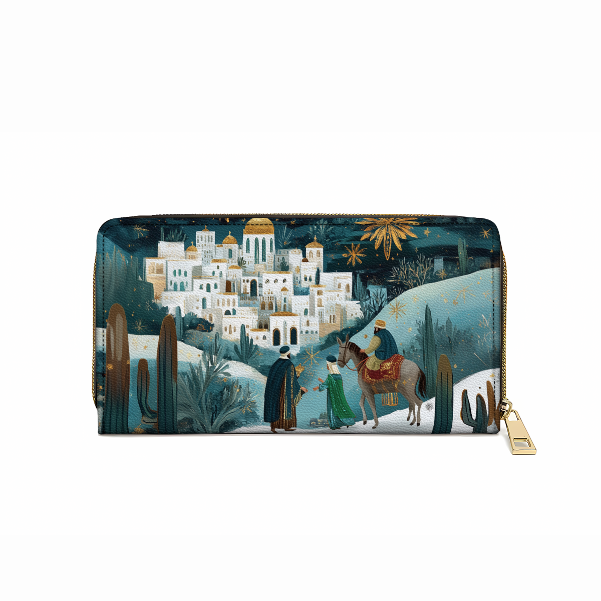  Leather Clutch Purse With Wristlet Strap Handle Journey of the Wise