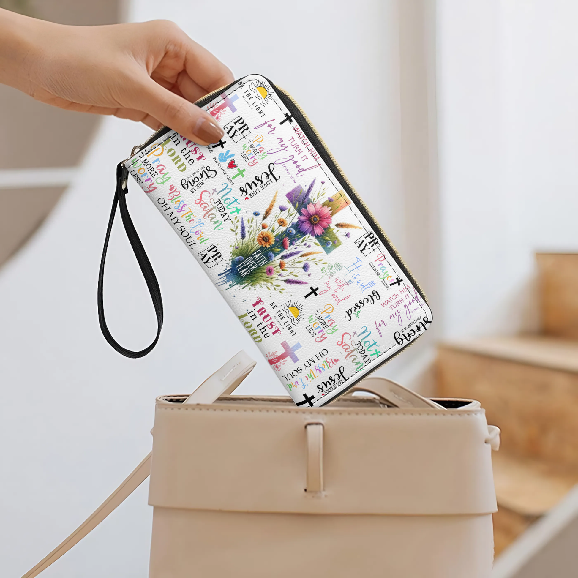  Leather Clutch Purse With Wristlet Strap Handle Holy Chic