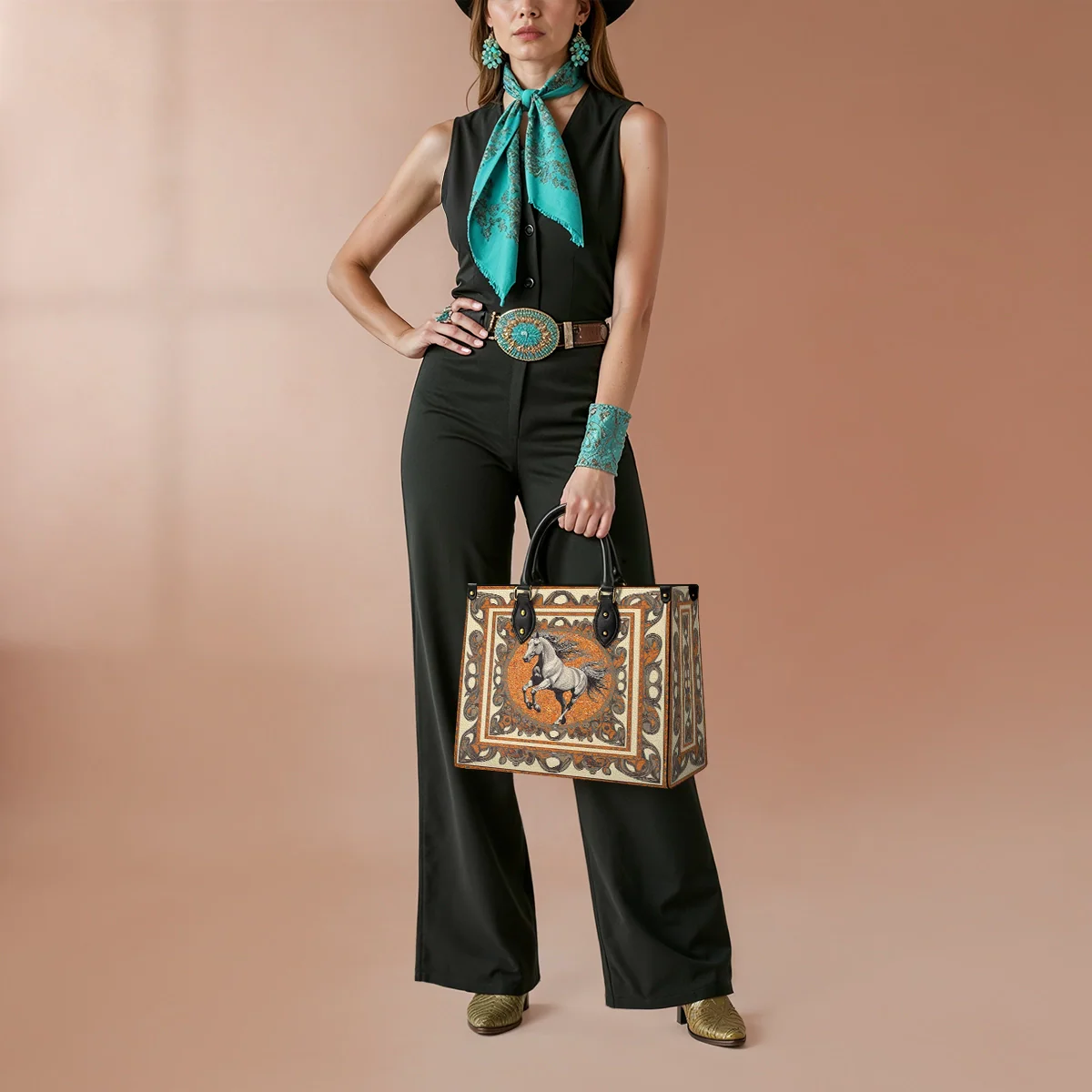  Amber Gallop Leather Bag