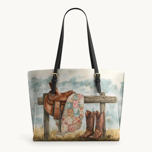  Prairie Rest Leather Tote Bag
