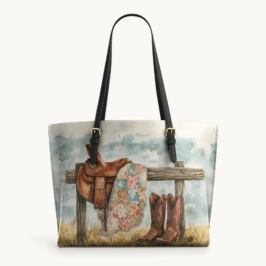  Prairie Rest Leather Tote Bag