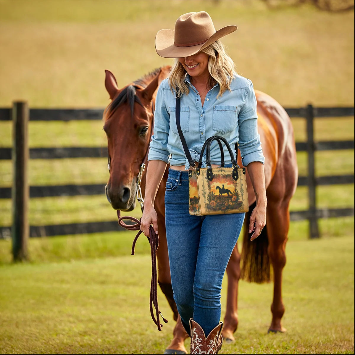  Desert Bloom Ride Leather Bag