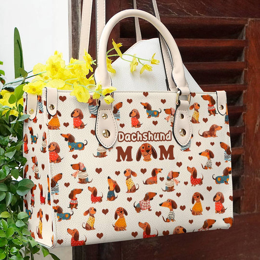  Leather Bag Dachshund Mom