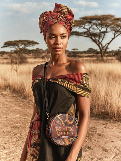"Makeda" Circle Crossbody Bag